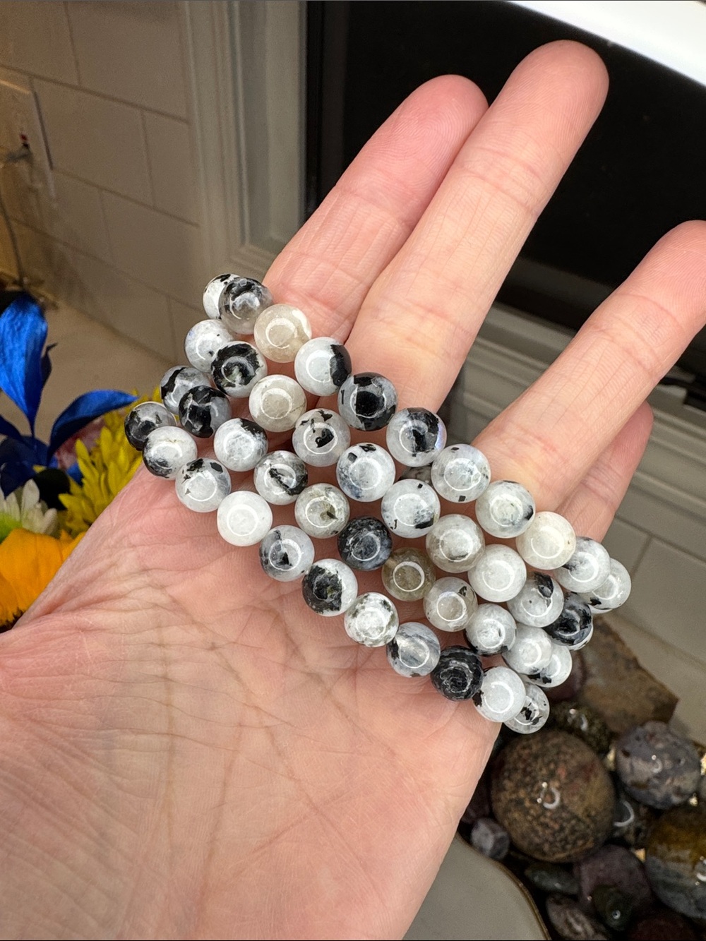 Rainbow 🌈 Moonstone Bracelet (listing is for one): B1089